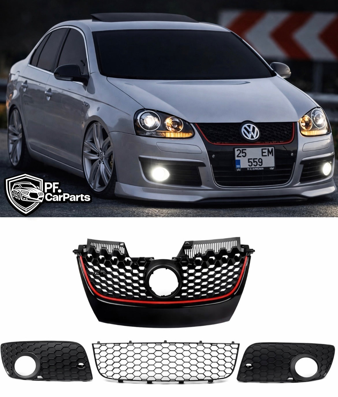 Parrilla VW Golf MK5 / Jetta(2006-2009)