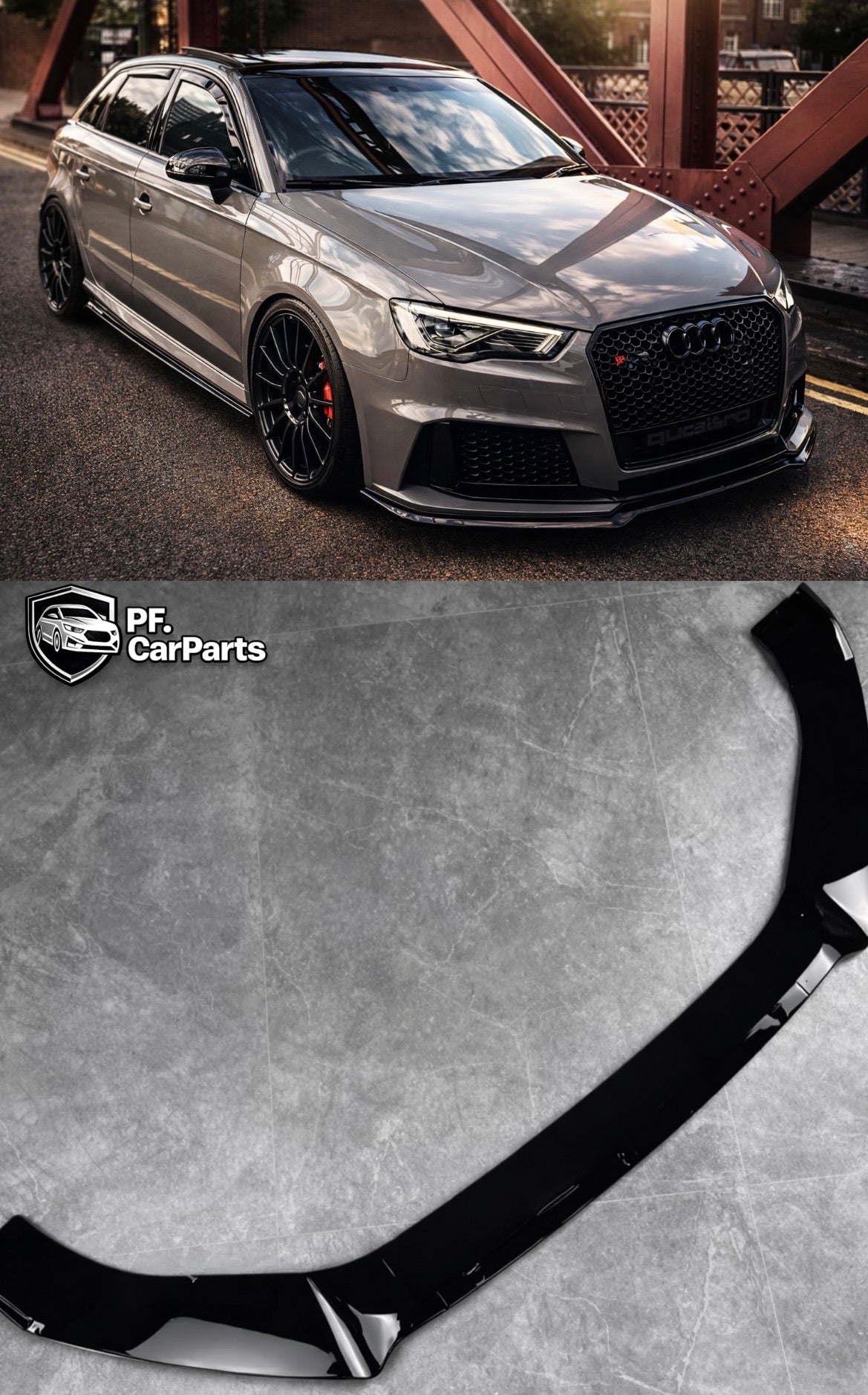 Spoiler delantero Audi a3