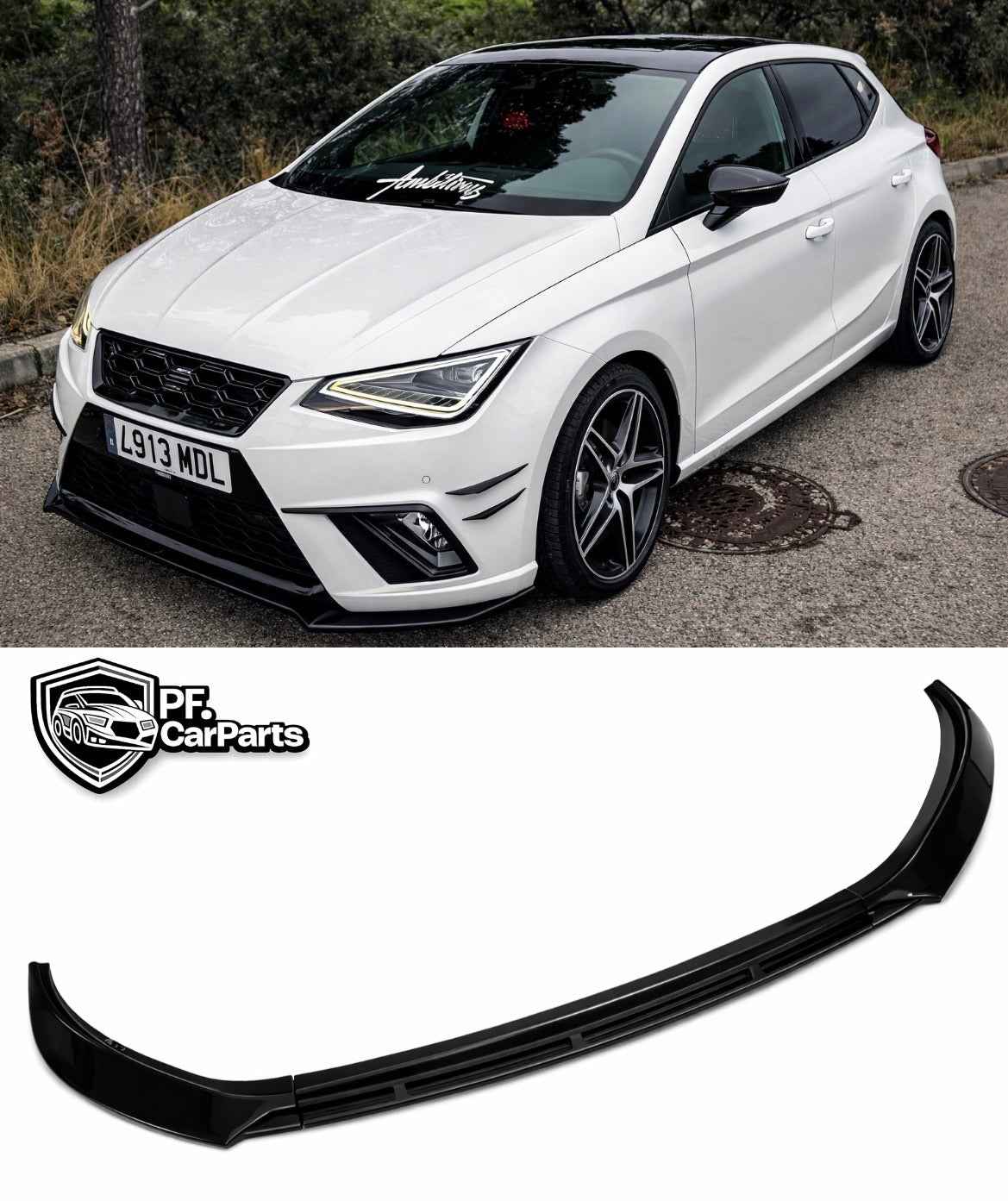 Spoiler delantero Seat Ibiza MK5